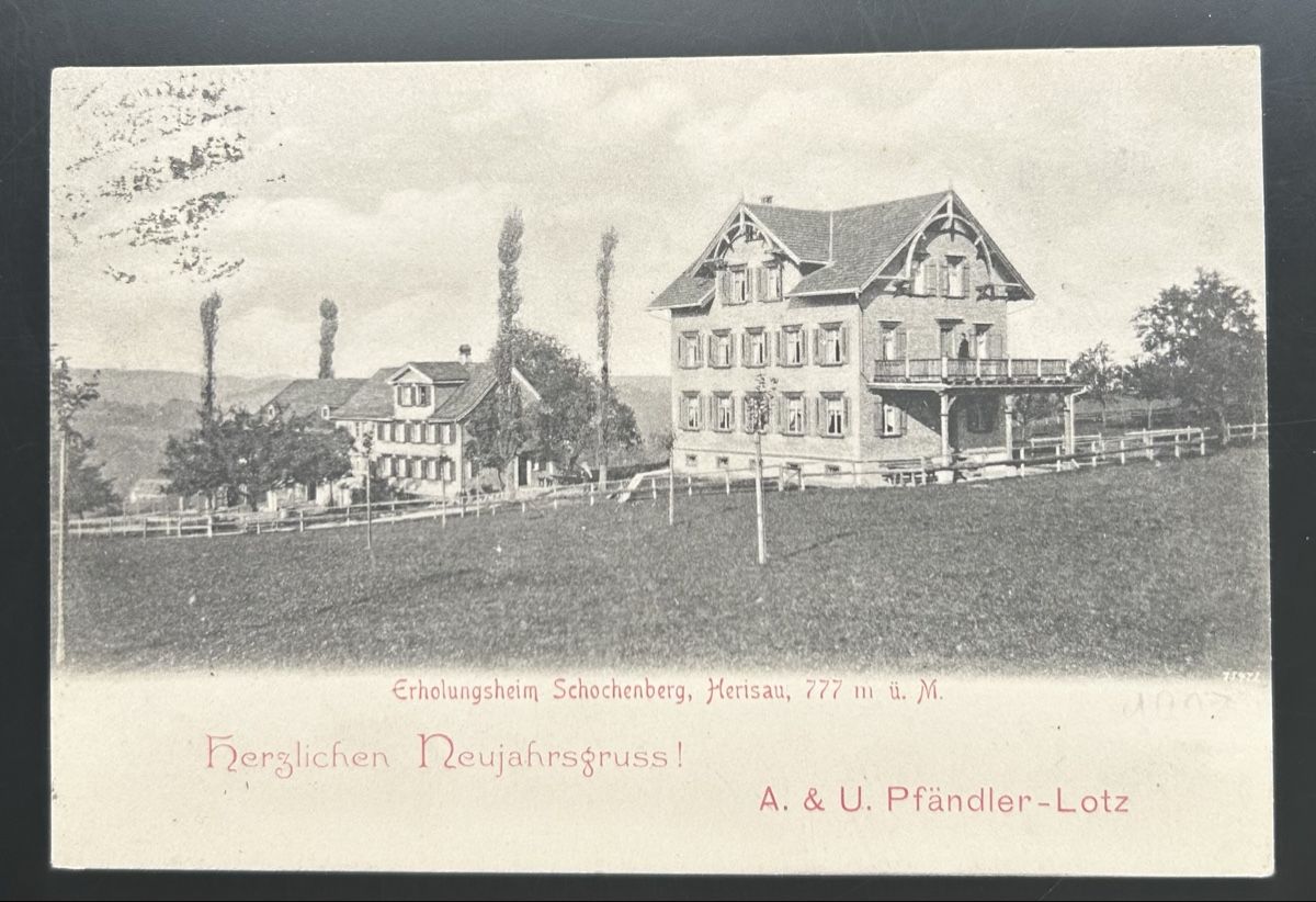Cartoline postali: Erholungsheim Schochenberg Herisau  – Usato da Horw venduto da Tellbub