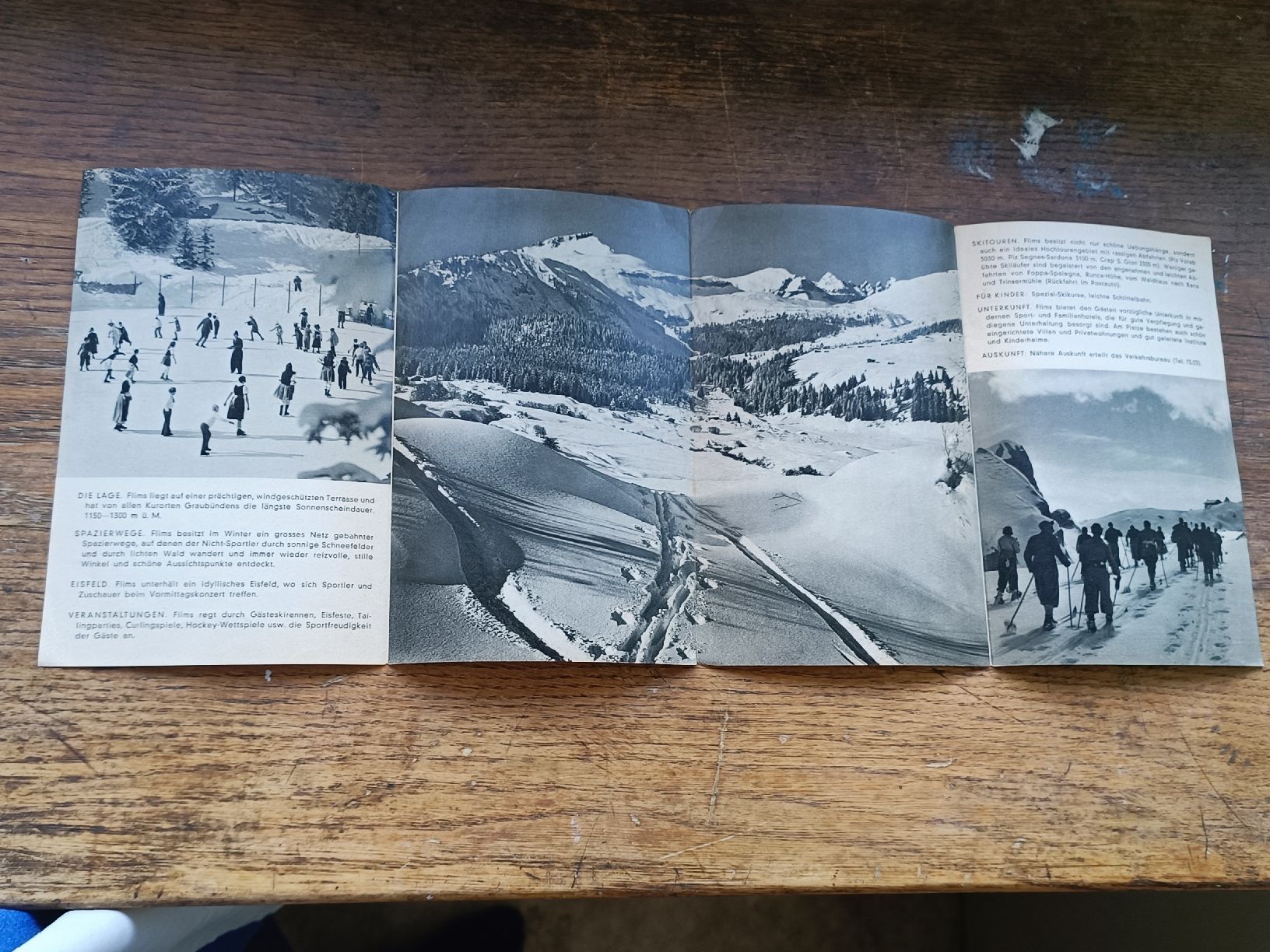 Documenti: Alter Prospekt / Flims - Graubünden Ausgabe ca. 1939 – Usato da Brugg AG venduto da Ente015 3
