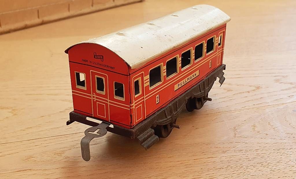 Modelleisenbahnen: HWN Pullmann Wagen Spur 0 – Gebraucht aus Wettswil von Beni43