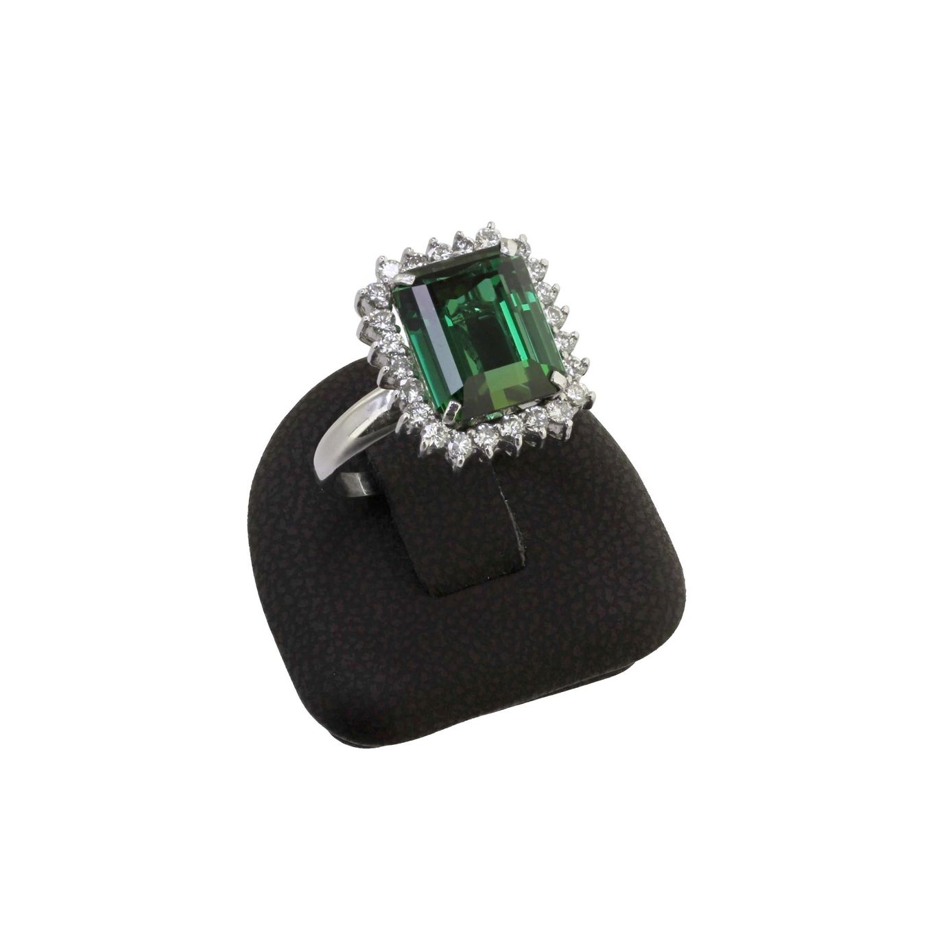 Anelli: Turmalin Diamant Ring – Usato da Zürich venduto da Vintage-Jewellery 4