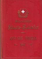 Eidgenössischer Staats-Kalender 1907