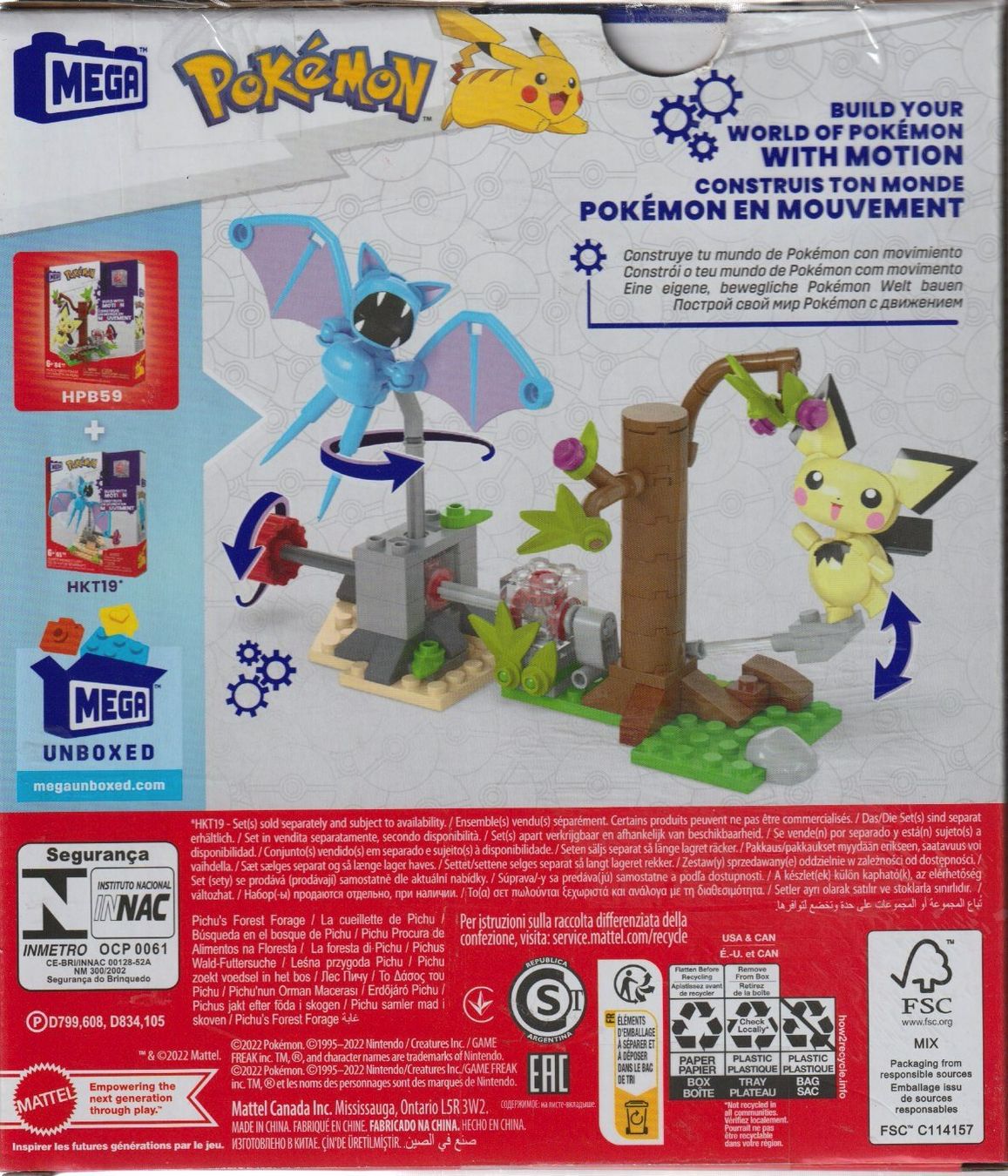 Mega Kit di costruzioni: MEGA HPB 59 POKEMON PICHU'S FOREST FORAGE  new 84 bricks – Nuovo e nell'imballaggio originale da Vezia venduto da Aquarius_Age 1