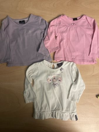 3er Set Naturaline Langarmshirts, Gr. 68 (4-6 Mte.), Top!