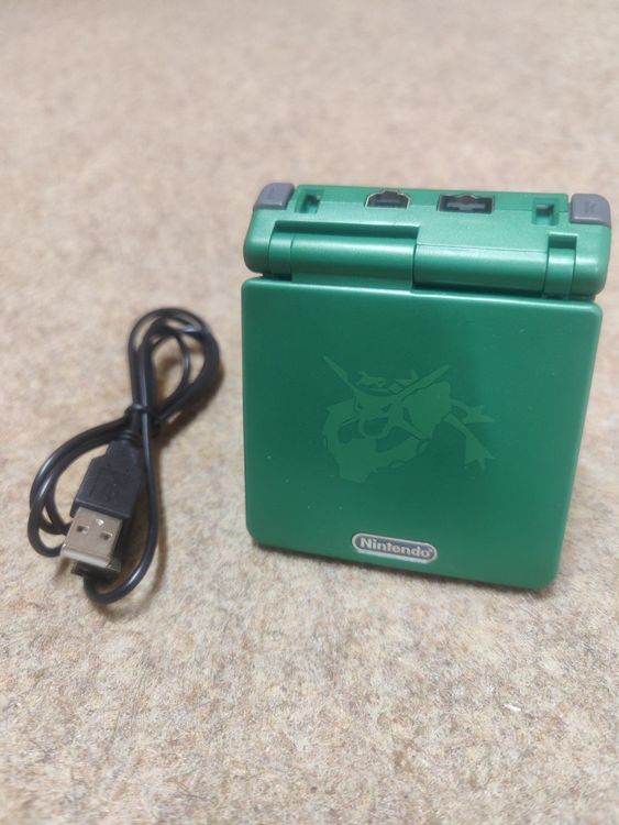NINTENDO GAME BOY Advance SP Rayquaza Pokemon Center édition limitée