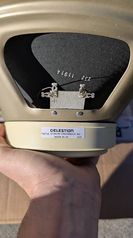 Casse acustiche: Celestion G12M 65 Creamback – Usato da Renens VD venduto da arochat 1