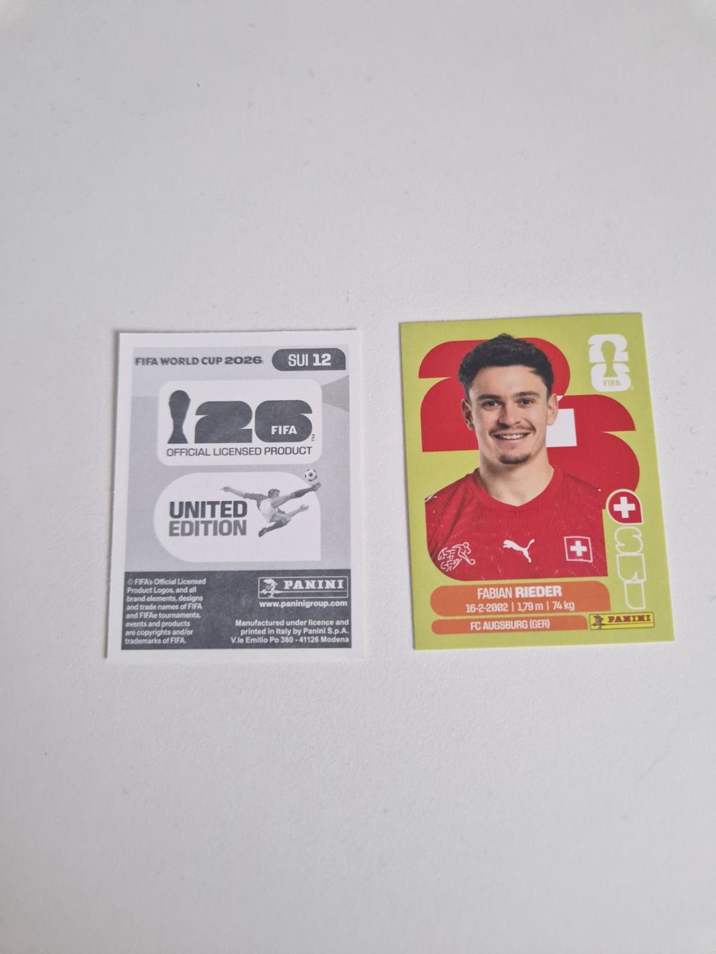 Panini Cartes à collectionner: Panini Sticker SUI12 – Neuf (Voir description) à Stüsslingen par white_angel86