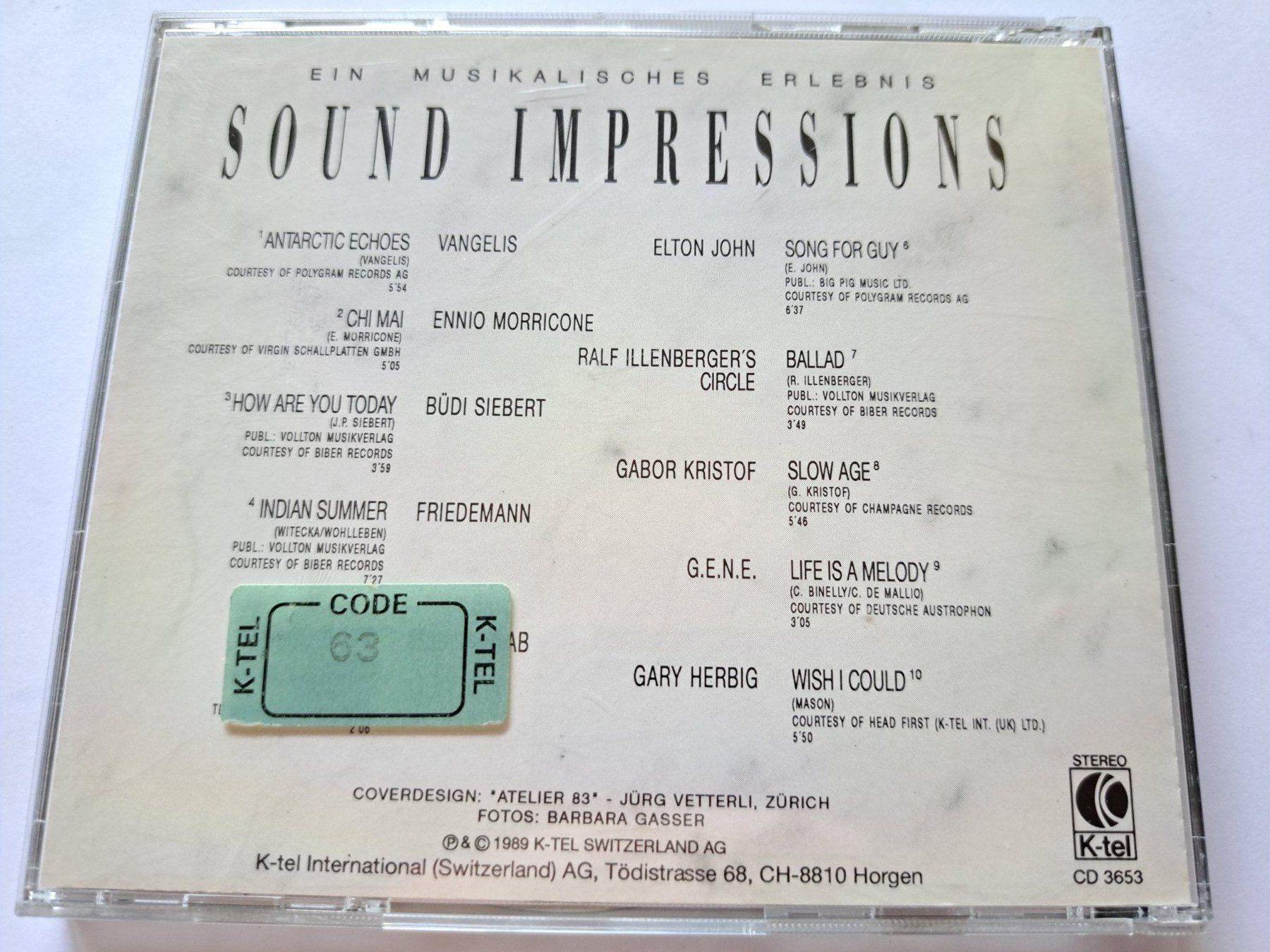 CDs: Cd Sound Impressions - Compilation – D'occasion à Pully par bro_n52j 2