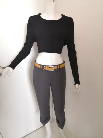 🤩POIS ANZUG-HOSE GRAU NEU