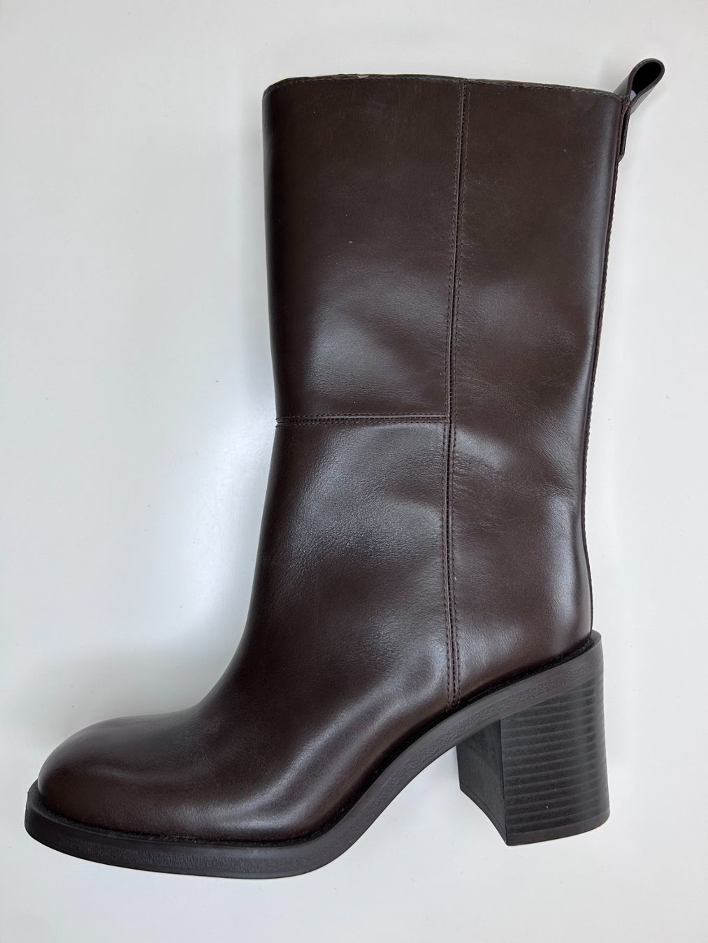 Zara Scarpe da donna: NEU braune Zara Leder Stiefel – Nuovo (secondo la descrizione) da St. Gallen venduto da look-twice 2
