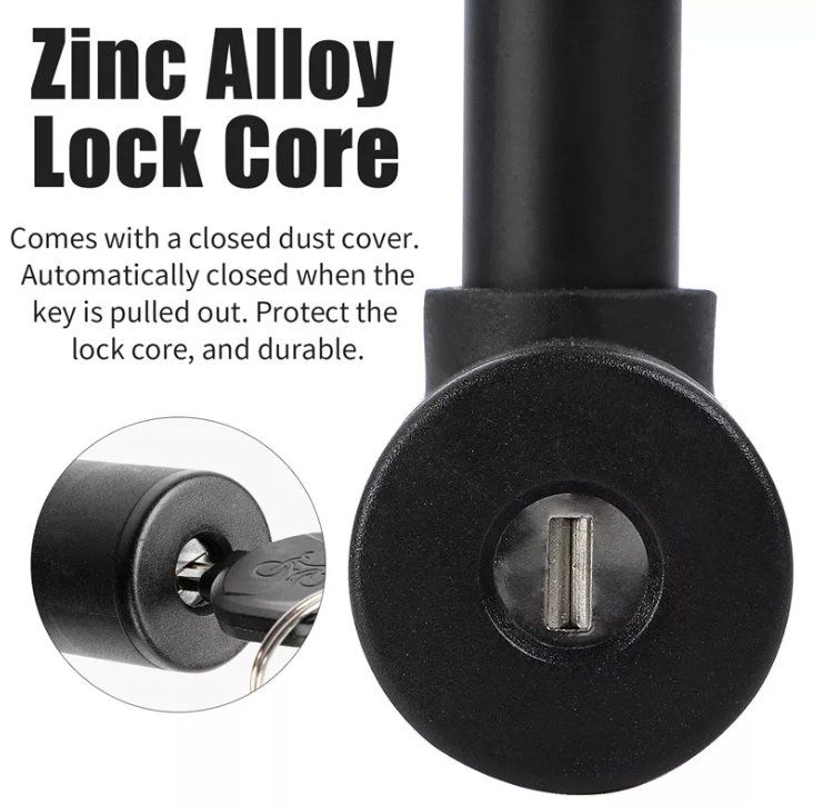 ZIEGER Fahrradschloss U 250 - Bügelschloss 18mm Mit Silikonbeschichtung