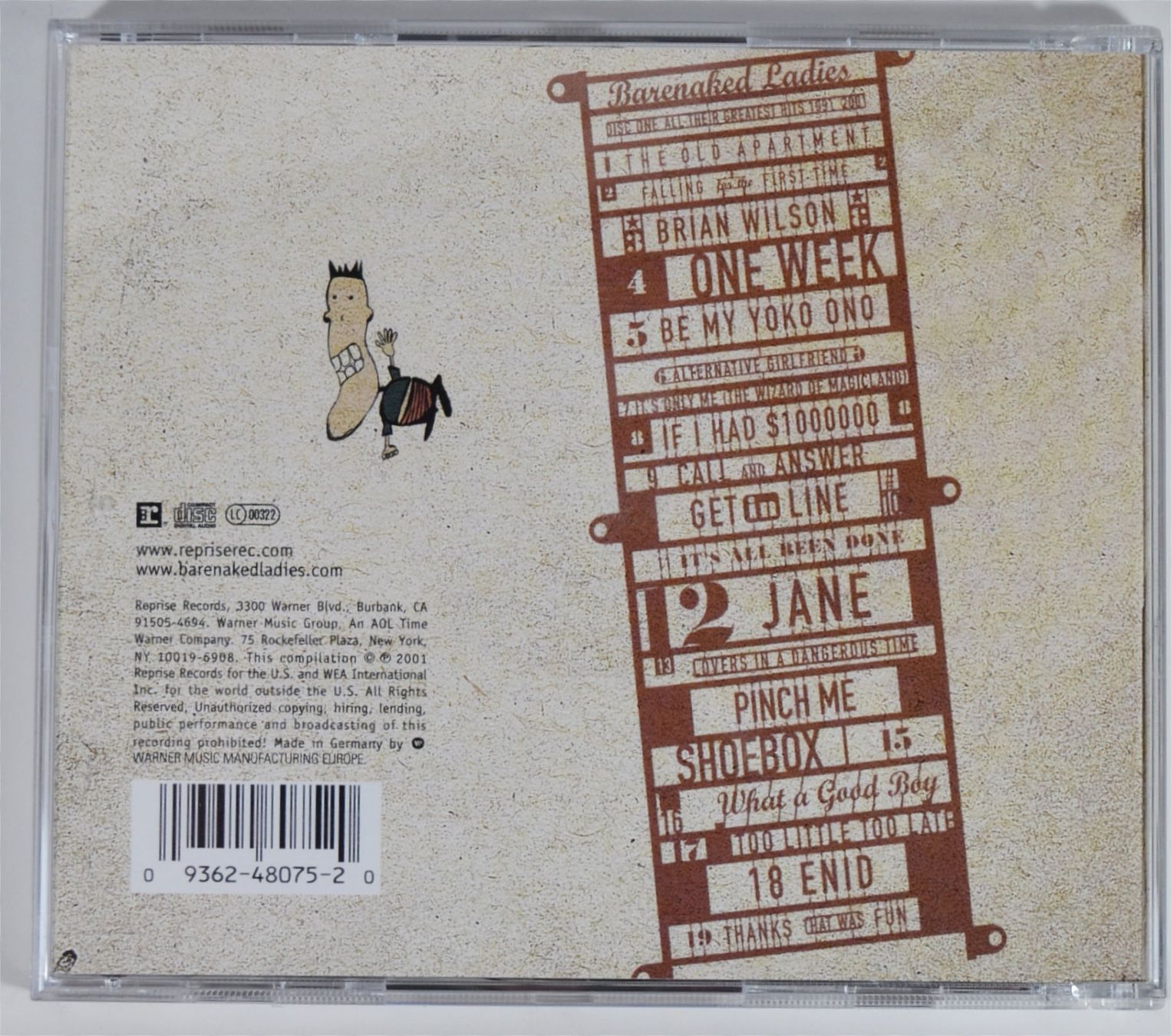 CD: CD: BARENAKED LADIES - Disc One – Nuovo (secondo la descrizione) da Frenkendorf venduto da Yard-Sale-2000 1
