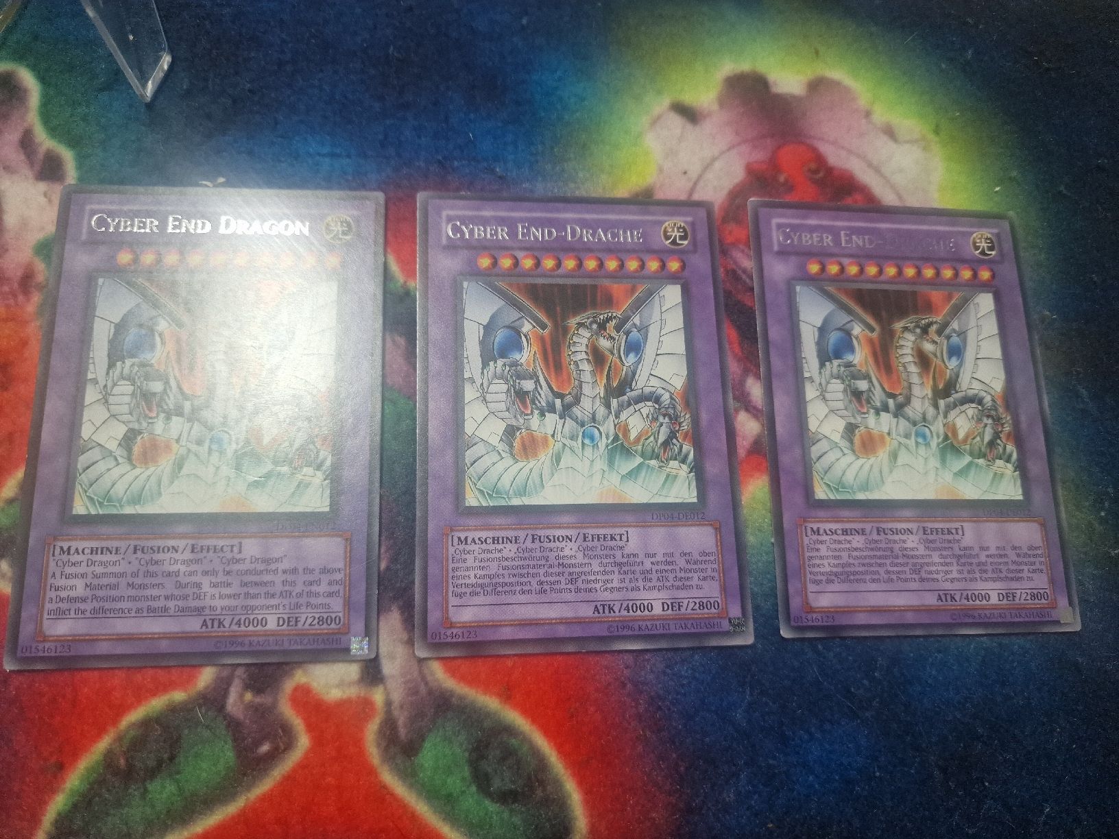 Yugioh Carte collezionabili: Yugioh 3 x Cyber End Drache – Usato da Dietikon venduto da GC-Store