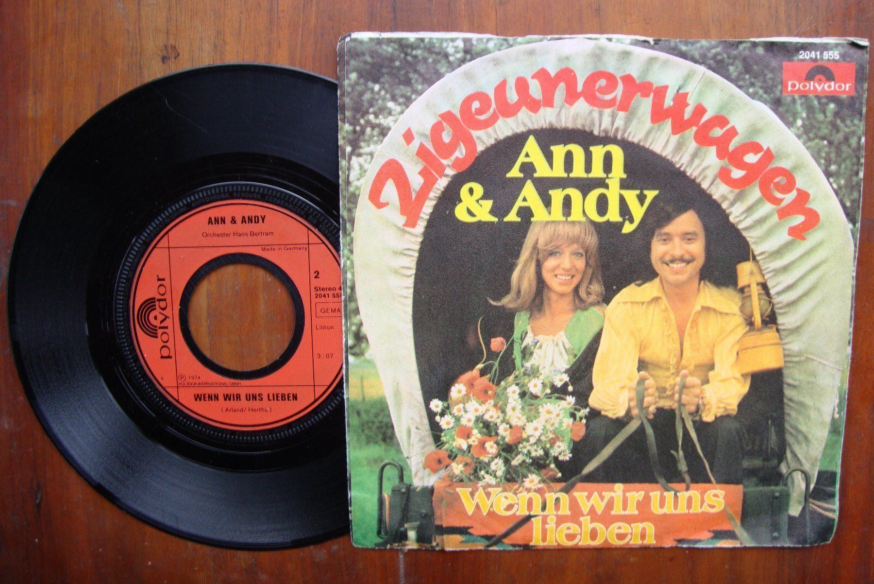 Dischi in vinile: ANN & ANDY - ZIGEUNERWAGEN – Usato da Bern venduto da Uli_10_11 1