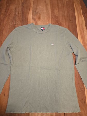 Tommy Jeans Pull léger vert olive Taille L