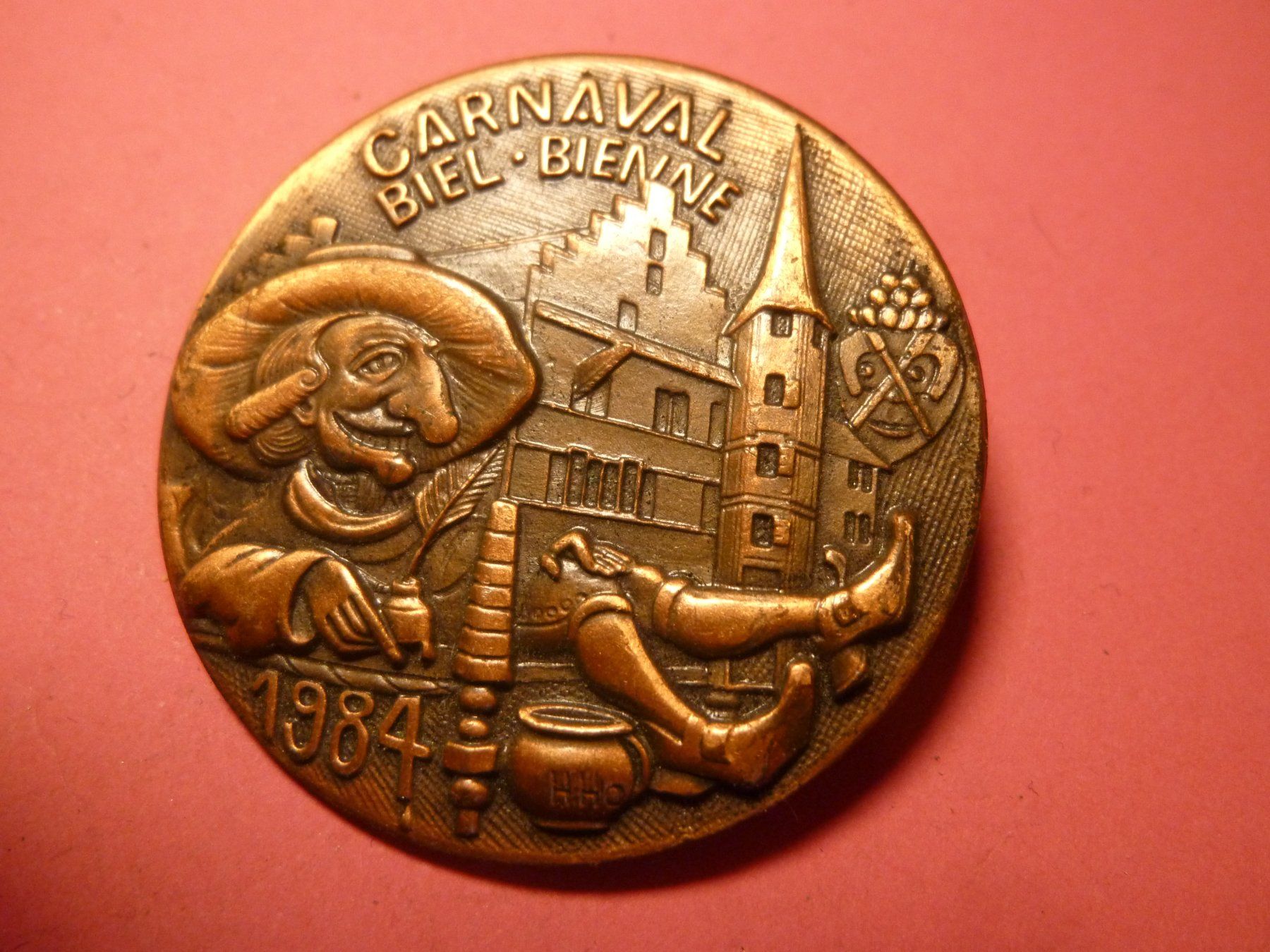 Placchette & Badge: BIEL-BIENNE 1984 BRONZE – Usato da Ried (Muotathal) venduto da Mandarin02