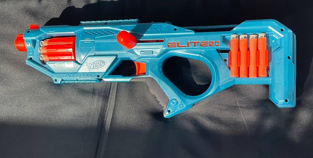 Nerf Giocattoli: Nerf Blaster Elite 2.0 Eaglepoint mit 16 Pfeilen – Usato da Zürich venduto da Chratzomat 3