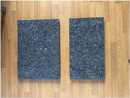 Granit Steinplatten zwei Stück