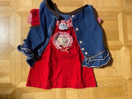 Oktoberfest Set T-Shirt und Weste Gr. 86