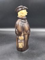 Vintage-Keramikfigur Nachtwächter Dekanter mit Korkstopfen