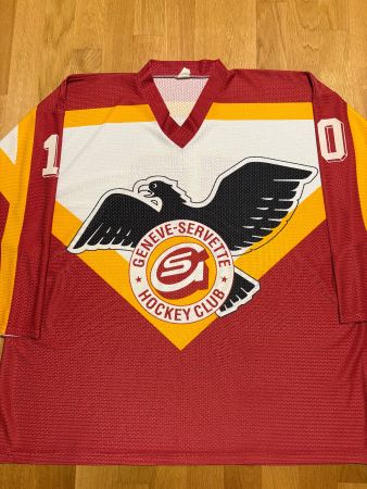 ORIGINAL SERVETTE GENÈVE HC GENF MAILLOT TRIKOT XL