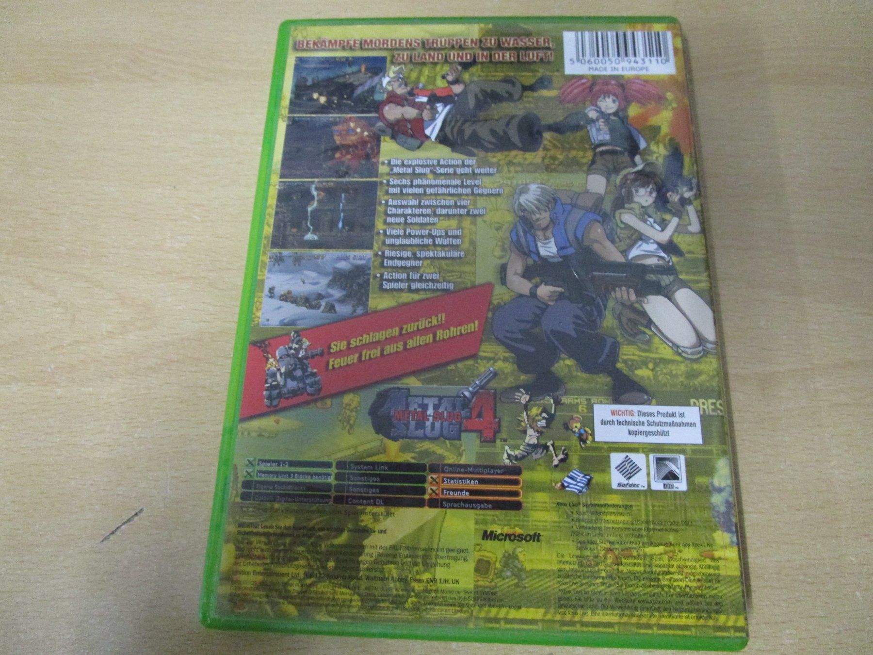 Microsoft Giochi: Metal Slug 4 Microsoft Xbox XBOX – Usato da Goldau venduto da agestuffer 1