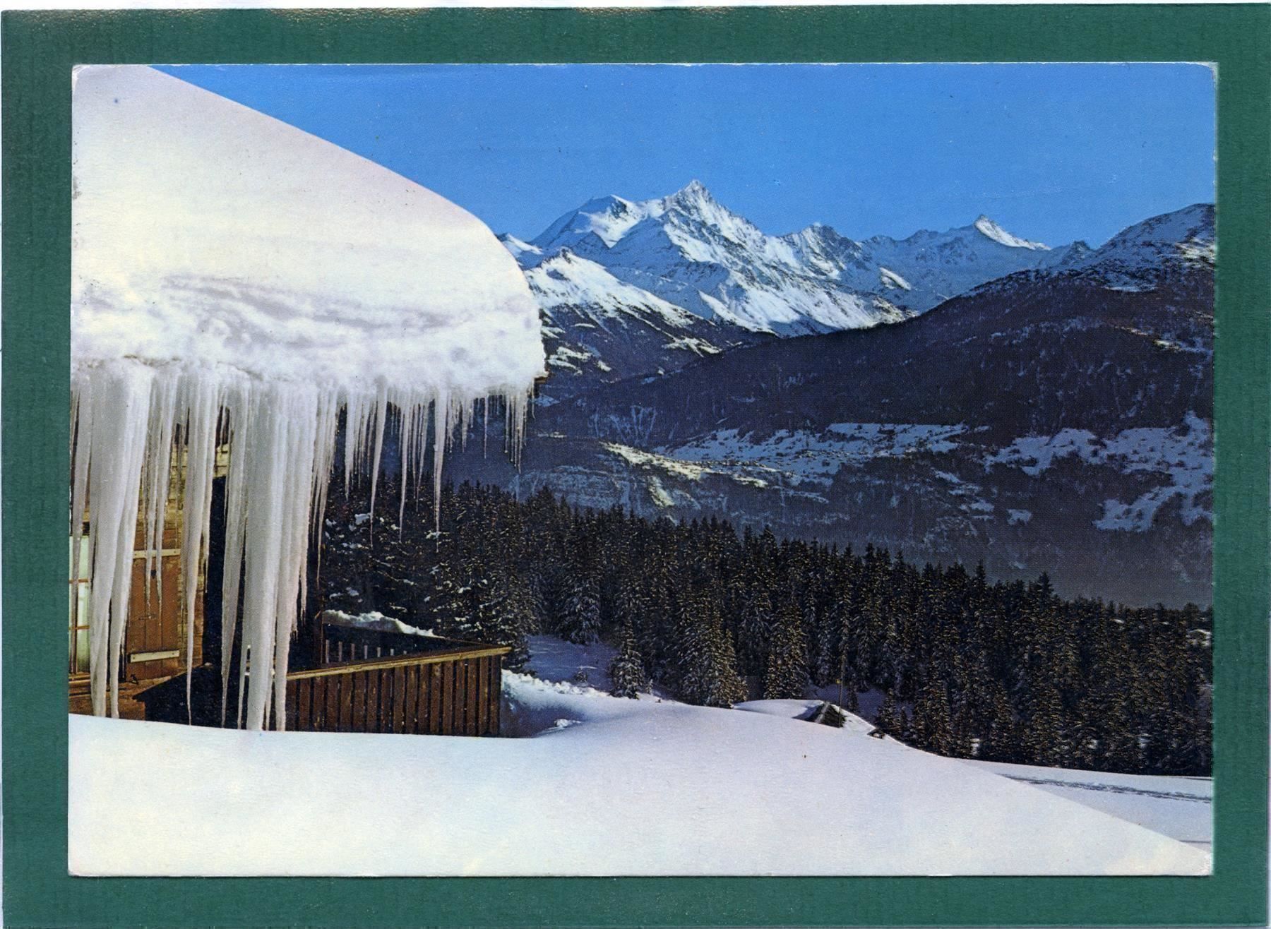 Cartoline postali: Crans sur Sierre, 1974, gelaufen, Grossformat – Usato da Sargans venduto da Hausi1951