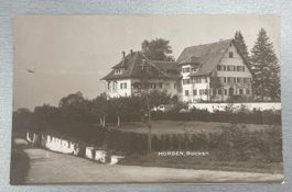 Horgen, Bocken, Frontalansicht, Postkarte gelaufen 1915