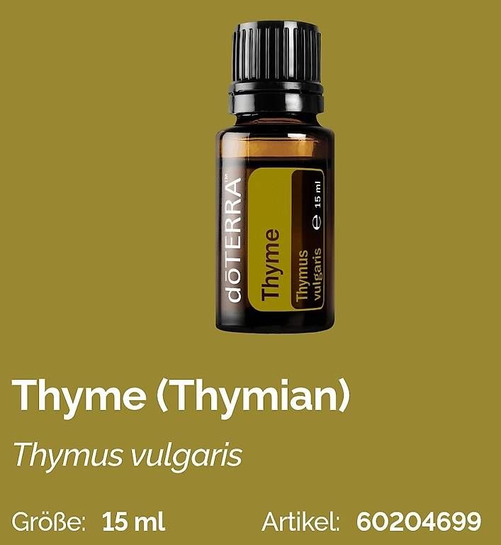 Doterra Oli essenziali: Dõterra Thyme – Nuovo e nell'imballaggio originale da Lyss venduto da Infinia