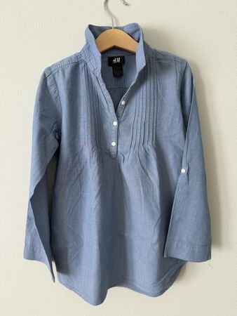 H&M Bluse/Hemd Gr. 128 🩵