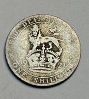 Pièce 1 Shilling George V 1921 Argent bon état