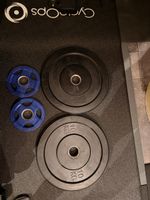 1 Paar Bumperplates, 1 Paar Hantelscheiben