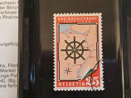 CH 1954 Plattenfehler N° 318.2.01b Zu sp. Fr. 15.--