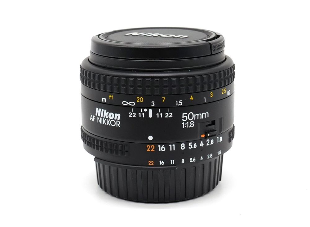Objectif Nikon Nikkor 50mm F/1.8 AF – Monture F – Japon Années 80 – Occasion Fonctionnel