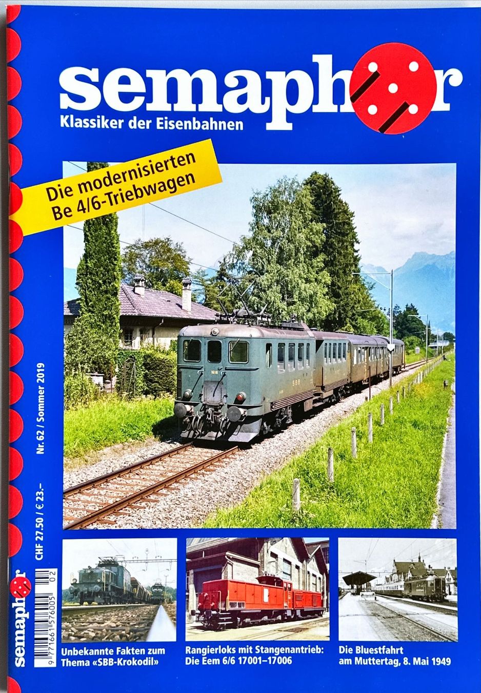 Riviste & Magazine: Semaphor Sommer 2019 Nr. 62 – Nuovo e nell'imballaggio originale da Murgenthal venduto da View