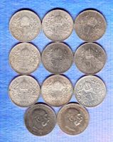 Austria coins 11 stück silber