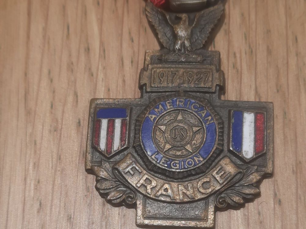Médaille Commémorative En Bronze « Visite En France » - Légion Américaine, 1927