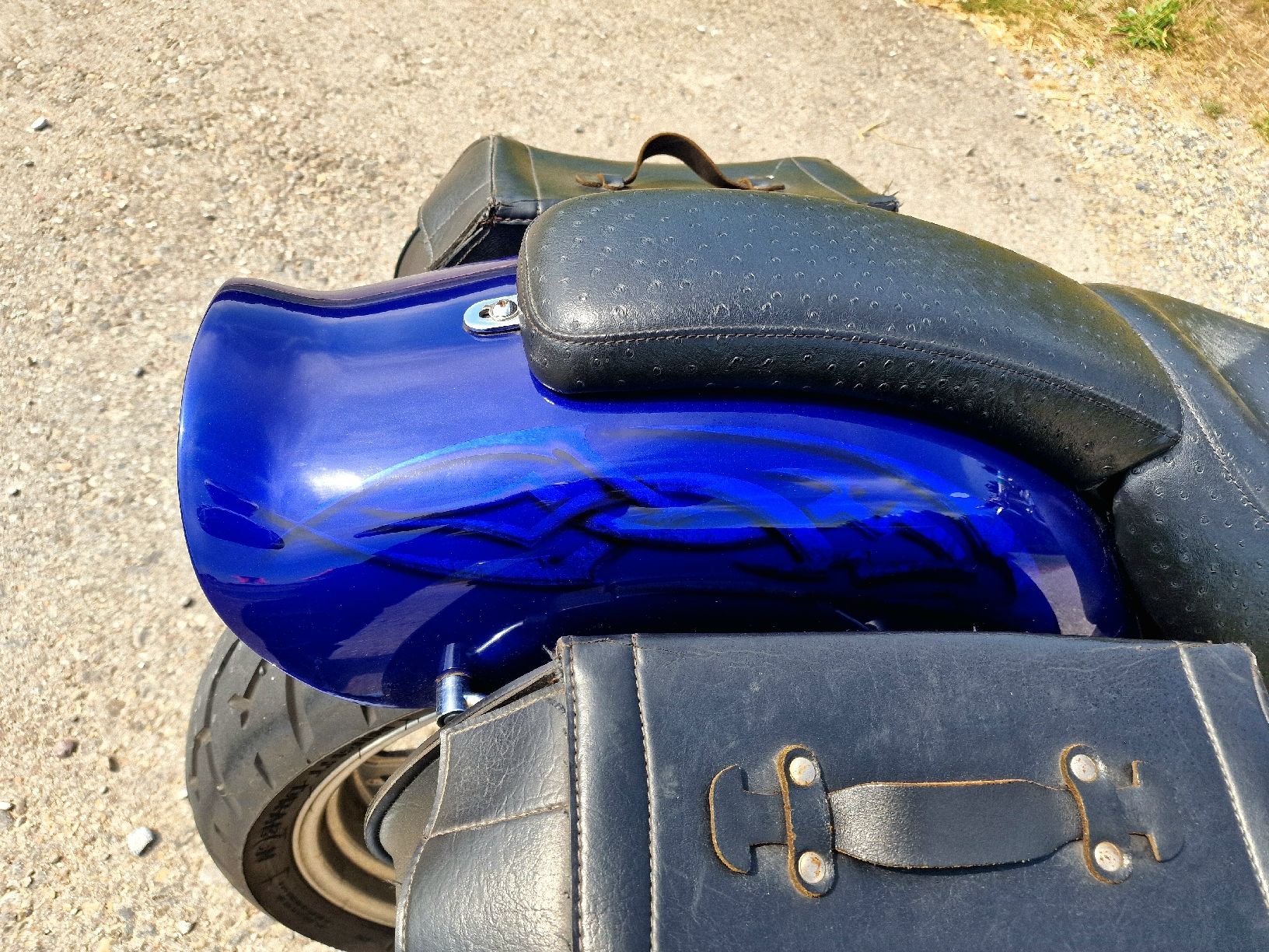 Yamaha Chopper: Yamaha XV1600 Blue Tribal Custom – Usato da Winterberg ZH venduto da maho66 5