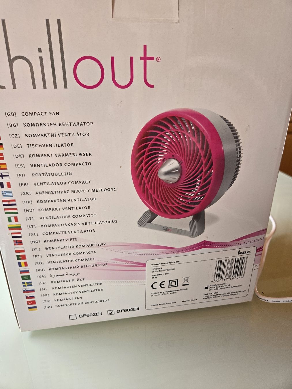 Ventilatori: Tischventilator ChillOut pink  NEU  – Nuovo e nell'imballaggio originale da Grünenmatt venduto da Brauni2 1