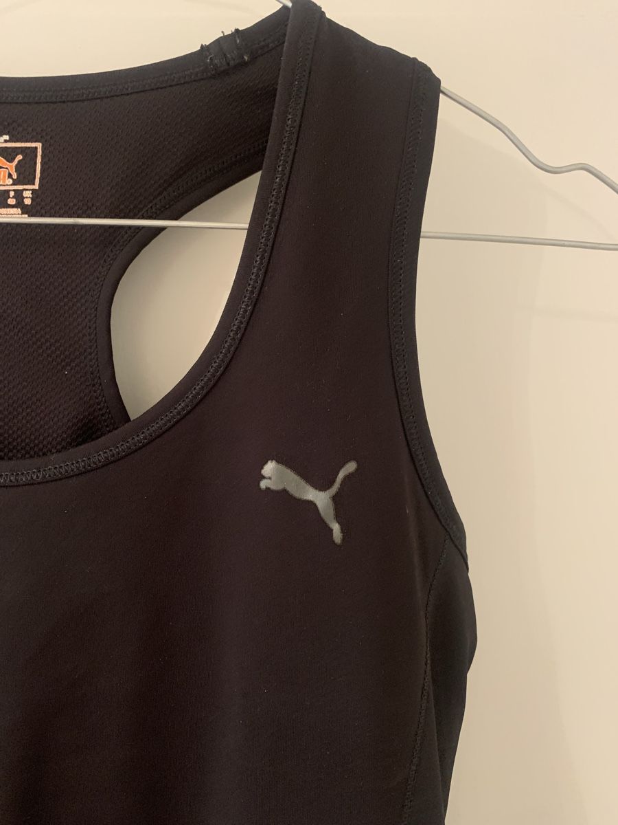Puma Tops: Puma Schwarzes Sport Top, Größe S – Gebraucht aus Verbier von pat_q5hr 1