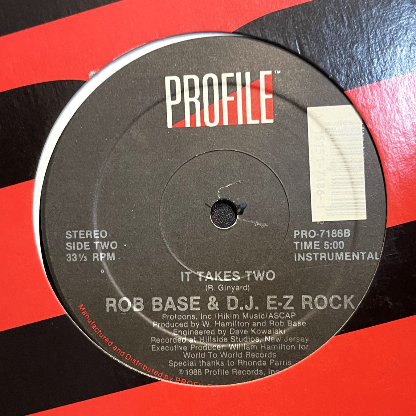 Dischi in vinile: It Takes Two , Rob Base & DJ E-Z Rock Vinyl – Usato da Oftringen venduto da Vucki