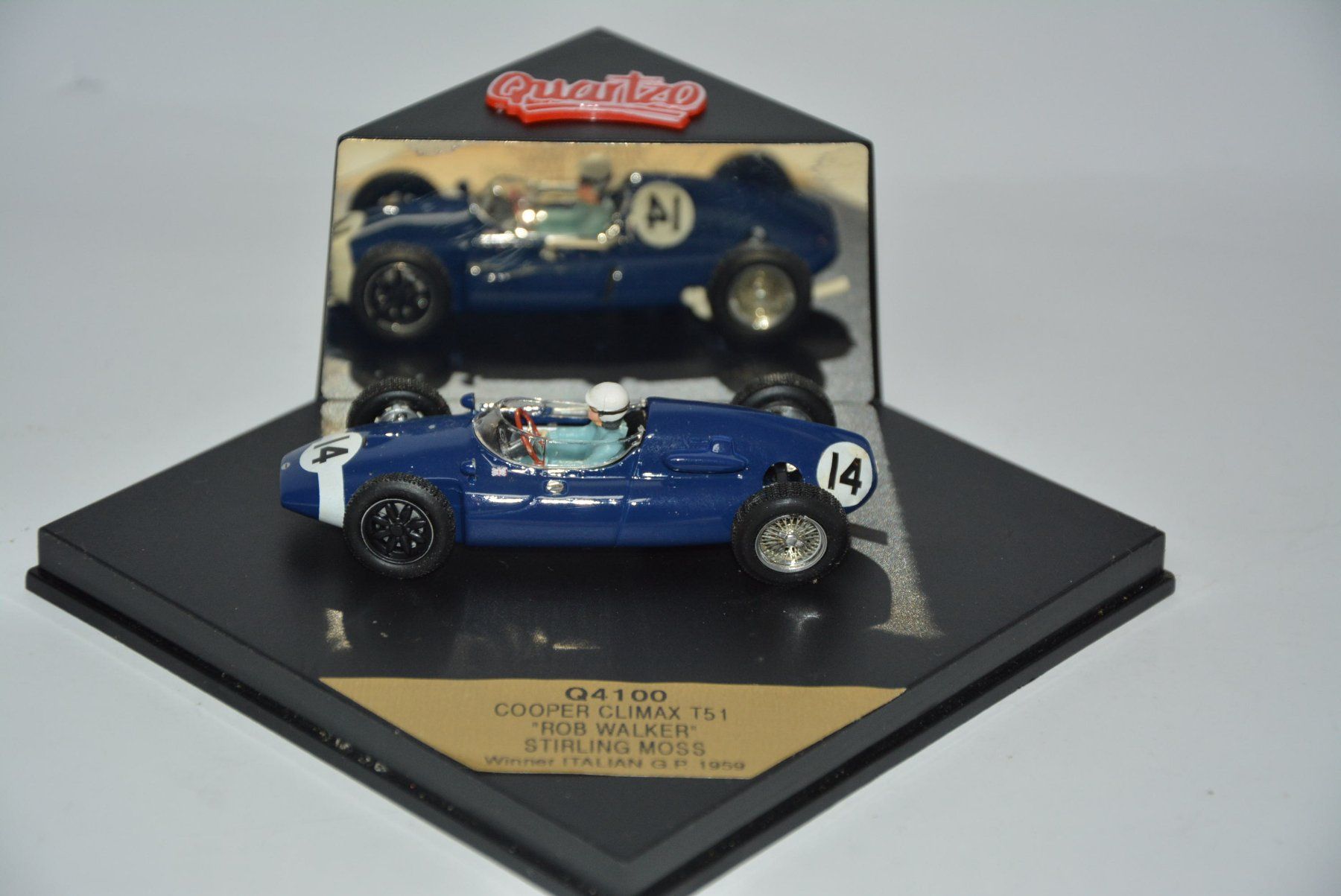 Cooper Modellautos: Cooper Climax T51- Rob Walker Stirling Moss , Quartzo 1:43 – Neu (gemäss Beschreibung) aus Goldach von Feivel9 1