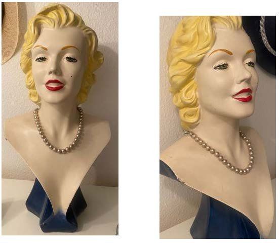 Sculture & Statue: Buste de Marilyne Monroe ancien – Usato da Bursinel venduto da SeveralLives