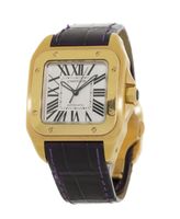 Cartier, Santos 100, réf. 2879, or rose 750 - 148 grammes !