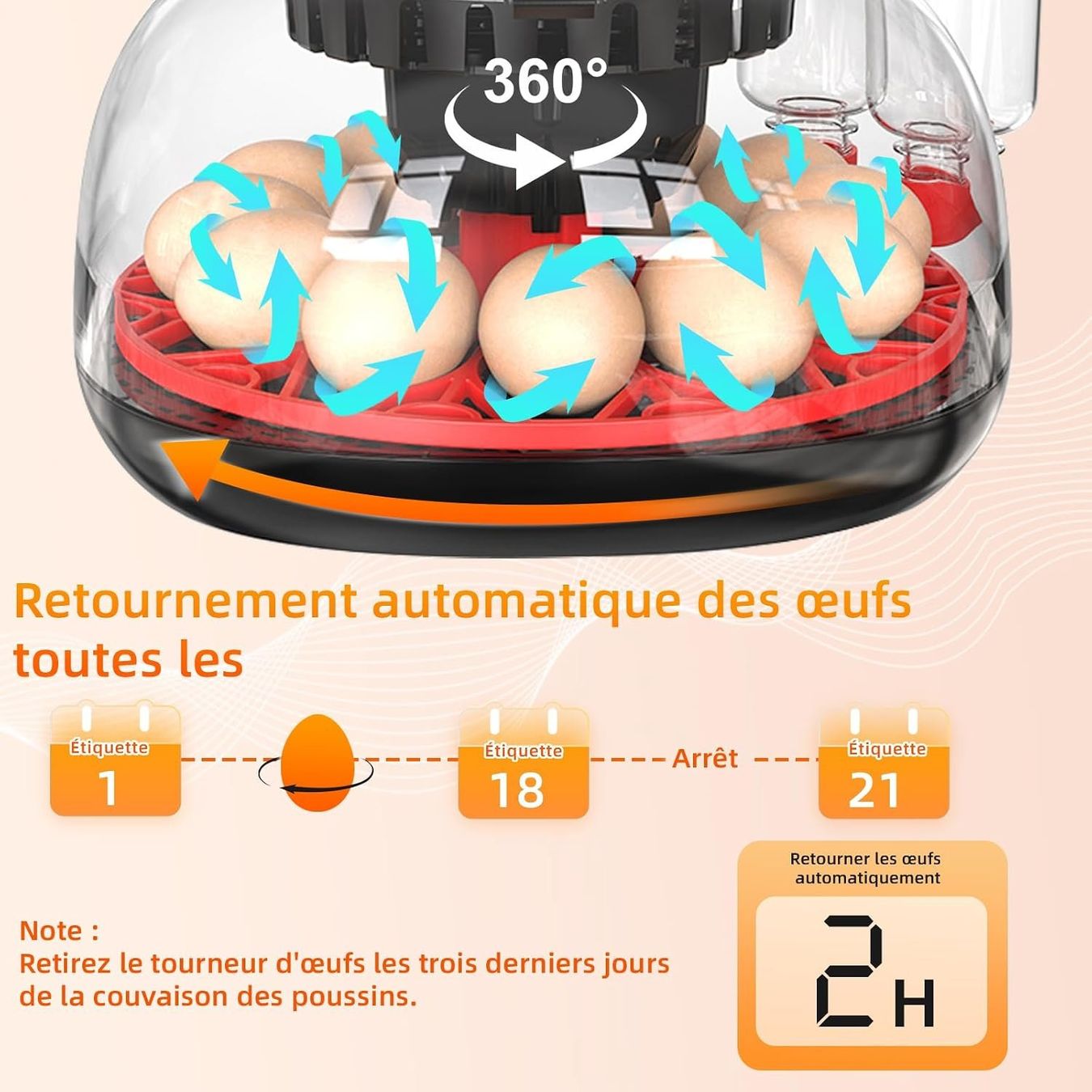 Altro in Accessori per animali: Brutautomat 12 Eier vollautomatisch Eierwender Schierlampe – Nuovo e nell'imballaggio originale da Schaffhausen venduto da schwizerchaes 4