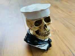 Totenschädel Schädel SKULL Marine 13cm NEU