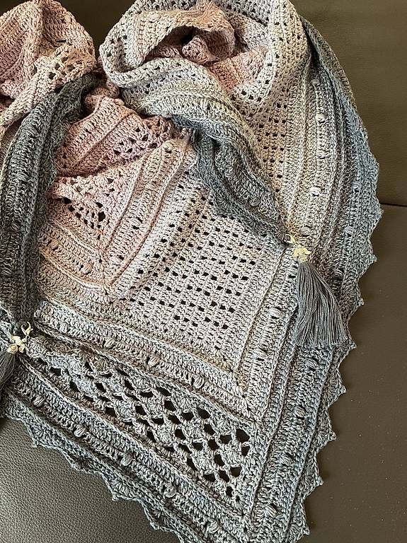 Foulards, Tücher & Schals: Schultertuch Torüggdenken – Neu (gemäss Beschreibung) aus Neuhausen von Mandala65 2