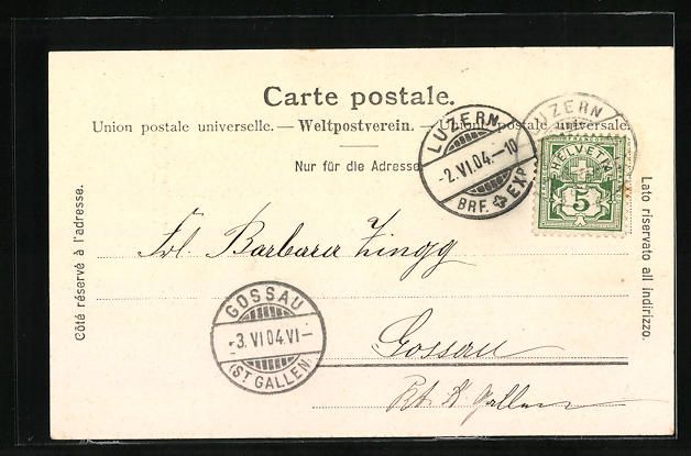 Cartoline postali: Schaffhausen, Conventsaal des St. Agnese – Usato da Berlin venduto da bartko-reher 1