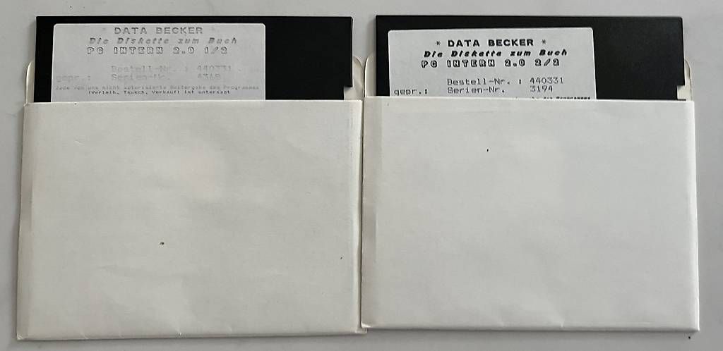 PCs: PC INTERN 2.0 Systemprogrammierung (Data Becker) + 2 Floppys – D'occasion à Rotkreuz par bizych 2