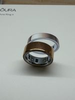 Oura Ring 4 Size 7 Rose Gold Smart Ring with Charger
