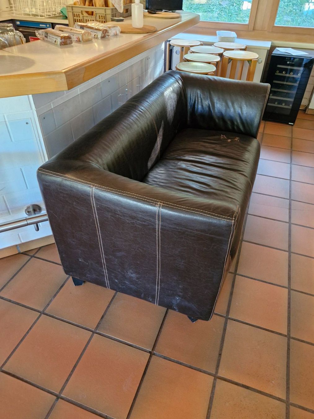 Sofas: Ledersofa – D'occasion à Bözberg par tiger212 1